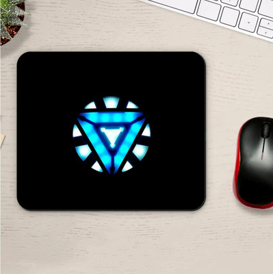 Gfylo Arc Reactor Iron Man Printed Mouse pad Smooth Surface and anti-Slip Non Slip Base Mousepad(Black)