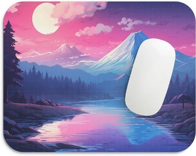 RAKSHIT Rubber Base Non-Slip Mouse Pad for Office, Gaming and Work from Hom Mousepad(Pink, Sky Blue, White)