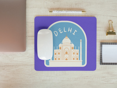 Epic Merch Taj mahal Non Slip Base Mousepad(Multicolor)