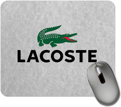 dk printing LACOSTE Logo Printed Mouse Pad Mousepad(Black)