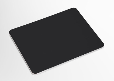 ENTERPRISEaj 9.5X7.9X0.12 Inch Non Slip Rubber Base Printed Non Slip Base Mousepad(Black)