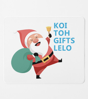 Special Trend Hub Santa With His Gifts : Exclusive For Boys Girls, Cool Santa MousepAd Non Slip Base Mousepad(White)
