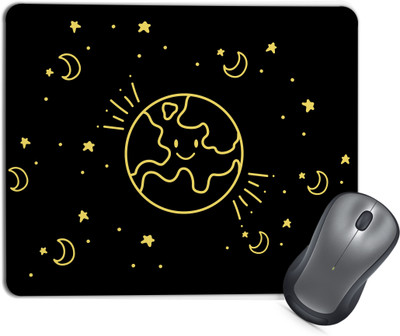 TrendoPrint MP16 Mouse Pad with Anti-Slip Rubber Base & Smooth Mouse Control Non Slip Base Mousepad(Multicolor)