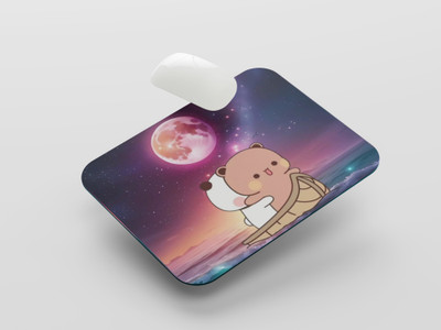 UNIARAWALAS Non-Slip Brain ,DUDU BUBU Cartoon MPM-192 Non Slip Base Mousepad(Black)