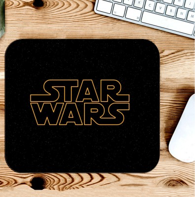 Gfylo Star Wars Logo Printed Mouse pad Smooth Surface and anti-Slip Mousepad(Multicolor)