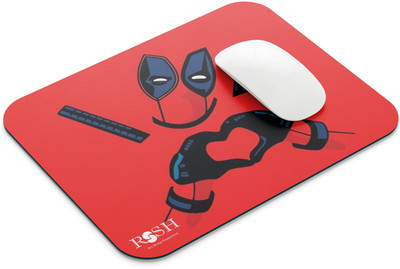 rssh creation Deadpool Marvels, Anti - Slip Base, High Durability Mouse Pad Non Slip Base Mousepad(Multicolor)