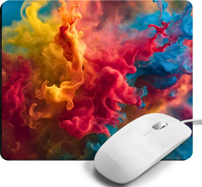 Printile MOUSE PAD 0.131 Non Slip Base Mousepad(Multicolor)
