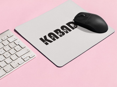 Rushaan Kabaddi - Printed Mousepads Non Slip Base Mousepad(White)