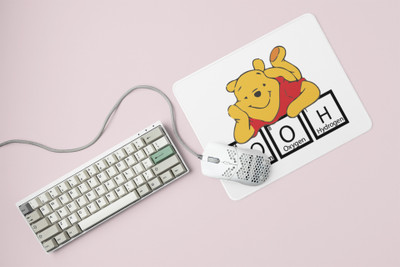 Rushaan Pooh - formula themed printed mousepads for mathematics lovers(20cm x 18cm) Mousepad(White)