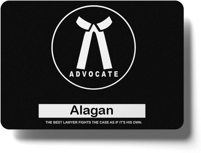 epheriwala Advocate Alagan Mouse pads for Advocates and Lawyers/ Gift for advocates Non Slip Base Mousepad(Black)
