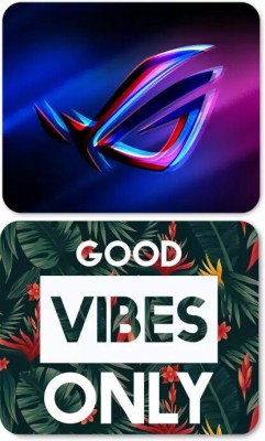 OMORTEX Perfect Combo Of Gamming & Vibe Mouse Pad (Packk Of 2) Mousepad(Multicolor)