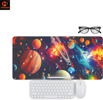 SKINADDA MousePad Anti Slip Waterproof And Washable 11 X 23 Laptop PC and Gaming JA@31 Mousepad(Multicolor)