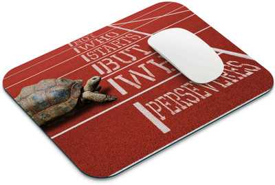 UttamTohfa MOu01 Non Slip Base Mousepad(Orange)