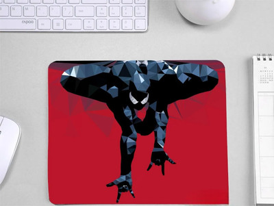 MITTRA Indiacraft Black Panther 1 Non Slip Base Mousepad(Black Spider Theme)