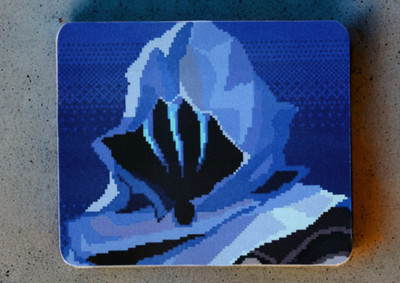 TheSlidingMouse Omen Valorant Mousepad for Laptop ,Notebook and gaming Non Slip Base Mousepad(Blue, White, Balck)