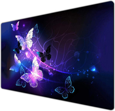 KRESHU MOUSE PADS Non Slip Base Mousepad(Dark Blue, Light Purple)