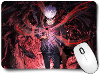 kart-in Anime Mouse Pad (9 inch x 7 inch) - Jujutsu Kaisen Gojo -Printed Mousepad Non Slip Base Mousepad(Multicolor)