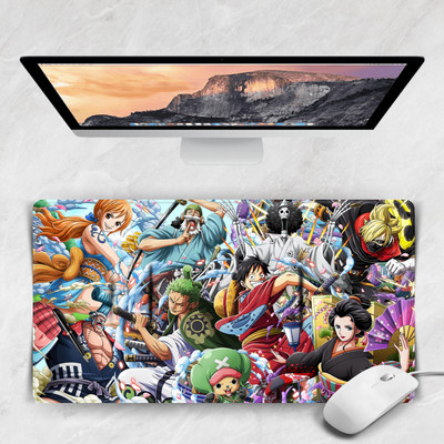 Replix Large Anime Printed Mousepad with Smooth Mouse Control Mouse Pad for Laptop Mousepad(One Piece - 1)