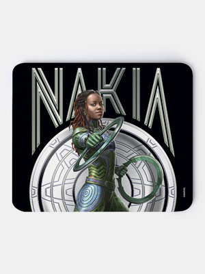 macmerise Wakanda Forever Nakia Pose Non Slip Base Mousepad(Multicolor)