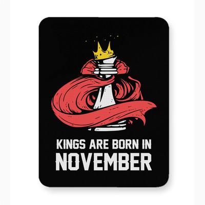 ICARUSBOX Icarus Box Kings Are Born In November Mouse Pad Mat Anti-Slip Rubber Base Mousepad(Multicolor)