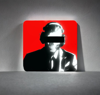 TheSlidingMouse Call Of Duty Ghost Mousepad for Gaming office and Desk Mousepad(Red, Black, White)