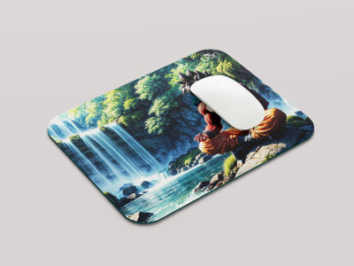 leeon L-MP1-1-180-Goku Super Saiyan L2 Non Slip Base Mousepad(Multicolor)