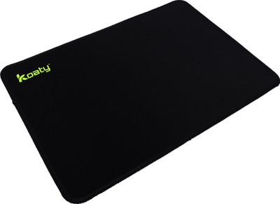 Koaty Ultra-Smooth Large Size Durable Stitched Edges, Non-Slip Rubber Base 35cmx25cm Mousepad(Black2)