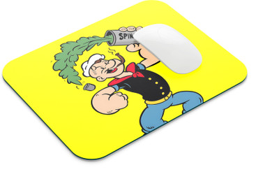 Divine Art Mouse Pad -High-Quality Print Non-Slip Suitable for All Type of Mouse (Popaye) Non Slip Base Mousepad(Popaye)