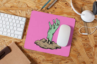 Epic Merch Hand from ground Non Slip Base Mousepad(Multicolor)