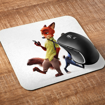 BHS BROTHERS MOUSE PAD 0.155 Non Slip Base Mousepad(Green&White&Bule)