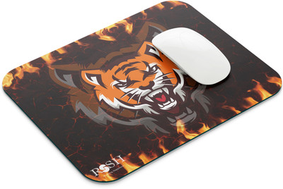 rssh creation Tiger Art Mouse Pad with Nonslip Base,Desk Mat for Desktop, Laptop Mousepad(Multicolor)