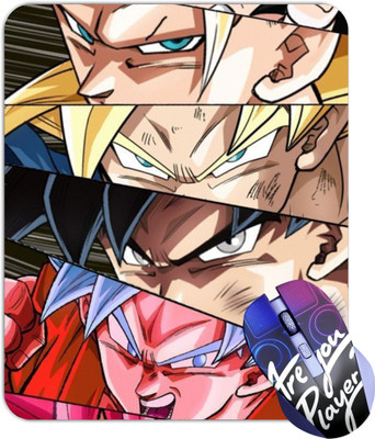 MITTRA Indiacraft Goku Anime Non Slip Base Mousepad(Multicolor)