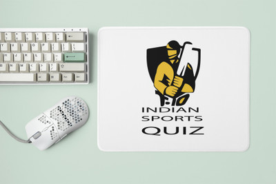 Rushaan INDIA Sports Quiz - Printed Mousepads Mousepad(White)