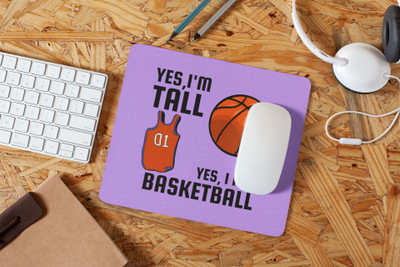 Epic Merch Basketball Non Slip Base Mousepad(Multicolor)