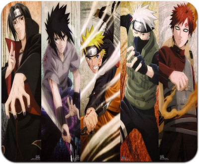 MITTRA INDIACRAFT Anime Mousepad (Naruto Shippuden) Non Slip Base Mousepad(Multicolor)