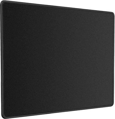Zeorgia Non-Slip Rubber Base with Anti-Fray Stitched Edges |Speed Type Mouse Pad | Non Slip Base Mousepad(Black)