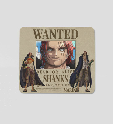 Special Trend Hub Fearless Captain of the Red-Haired Crew: Poster Printed Mousepad Mousepad(White)
