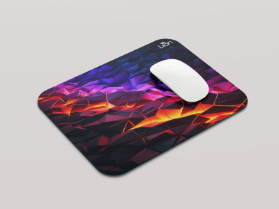 leeon L-MP1-1-260-3d-abstract-colorful L2 Non Slip Base Mousepad(Multicolor)