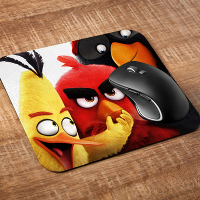 Printile MOUSE PAD 0.148 Non Slip Base Mousepad(Red&Black&Yellow)