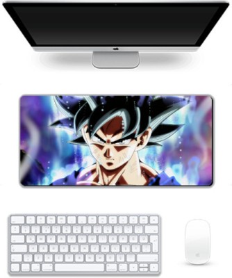 Nevercrox Solutions Dragon Ball Z Ultra Instinct Gaming Desk Mat Mousepad(Multicolor)