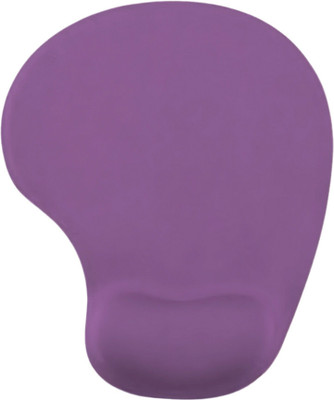Octec Gel Wrist Support Mouse Pad for Computer, Laptop, Gaming, Home & Office Non Slip Base Mousepad(Purple)