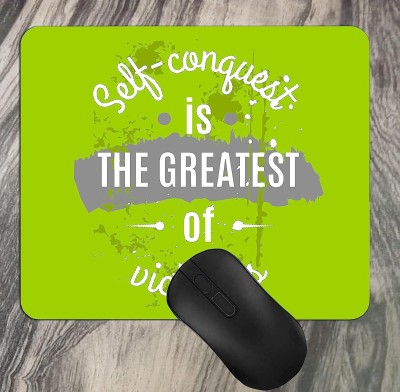 CREATIVE DONS Quotes Mousepad(Olive Green)