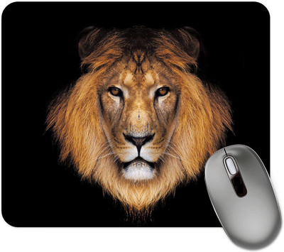 dk printing Lion Sketch 111 Printed Mouse Pad Mousepad(Black)