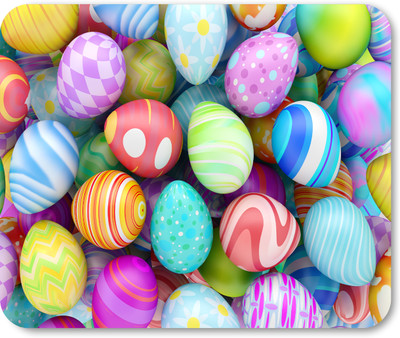 The Desi Monk Gaming MousePad for Computer Non-Slip Rubber Base Mouse Pad for Laptop / PC Non Slip Base Mousepad(Multicolor)