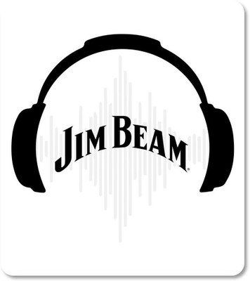 macmerise Jim Beam Solid Sound Non Slip Base Mousepad(Multicolor)