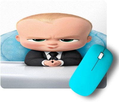 Printwala The Boss Baby Printed Mousepad For Laptop Pc (9x7 Inches)(LMP-140) Mousepad(Multicolor)