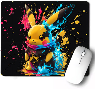 MH WORLD pica Non Slip Base Mousepad(Black)