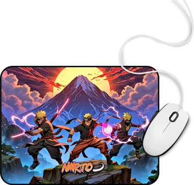 AKOSCO Anime Mousepad Gaming & Office Mouse Pad, 3mm Thickness, Anti-Slip Base Non Slip Base Mousepad(Multicolor)