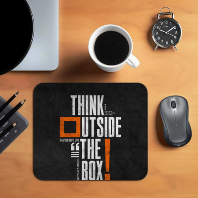 Maruti Enterprise Motivational mouse pad for work or play, with smooth, non-slip surface. Non Slip Base Mousepad(Multicolor)