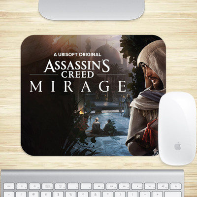 Saifihaan Creation Mouse Pad Gaming theme printed Lycra Cloth Nonslip Base Computer Accessory ACM02 Non Slip Base Mousepad(Multicolor)